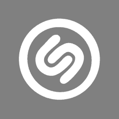 SHAZAM grey app icon