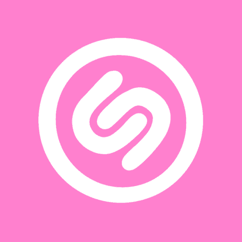 SHAZAM pink app icon