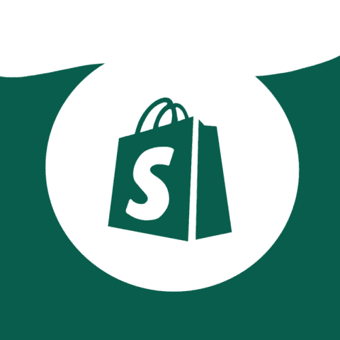 SHOPIFY christmas green app icon