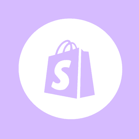 SHOPIFY purple app icon