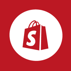 SHOPIFY red app icon