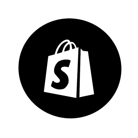 SHOPIFY white app icon