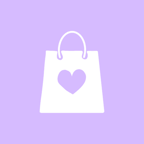 SHOPPING BAG purple app icon