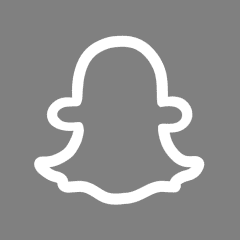 SNAPCHAT grey app icon