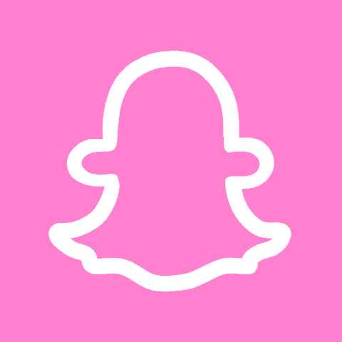 SNAPCHAT pink app icon