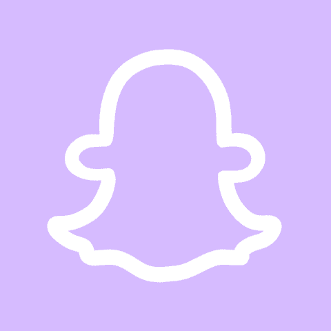 SNAPCHAT purple app icon