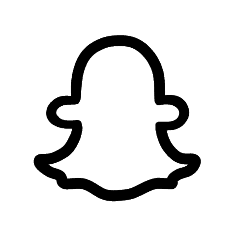 SNAPCHAT white app icon