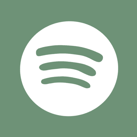 SPOTIFY green app icon