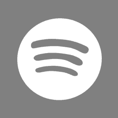 SPOTIFY grey app icon