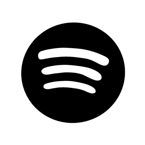 SPOTIFY white app icon