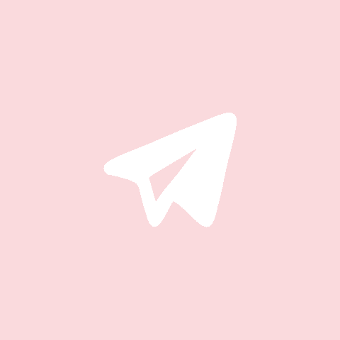 TELEGRAM light pink app icon