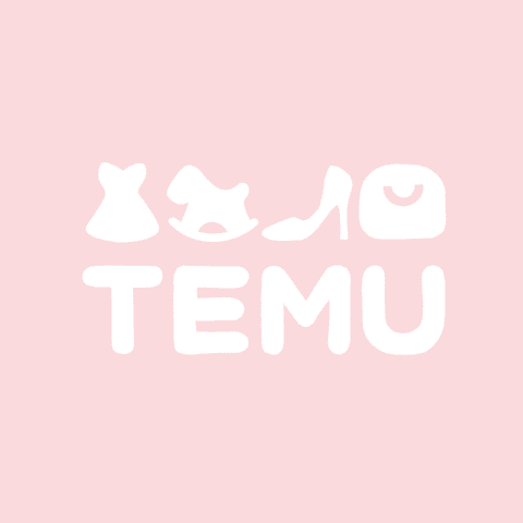 TEMU light pink app icon