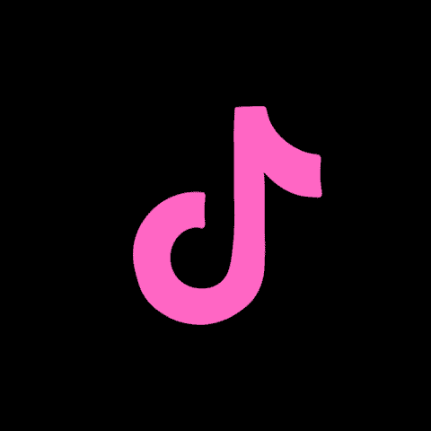 TIKTOK black and pink app icon