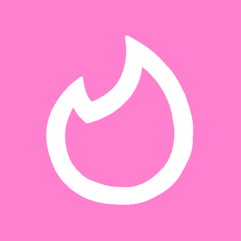 TINDER pink app icon