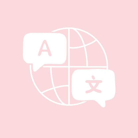 TRANSLATE light pink app icon