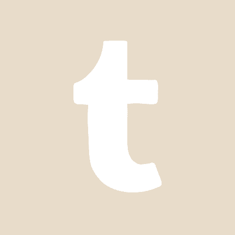 TUMBLR beige app icon