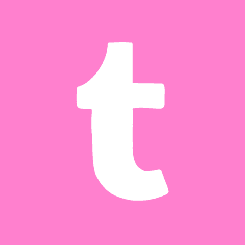 TUMBLR pink app icon