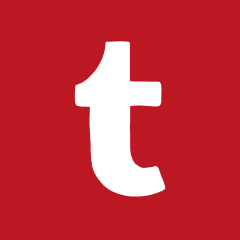 TUMBLR red app icon