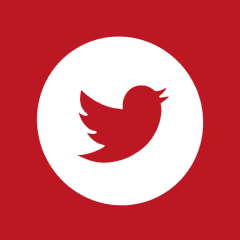 TWITTER red app icon