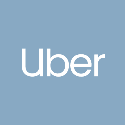 UBER blue app icon