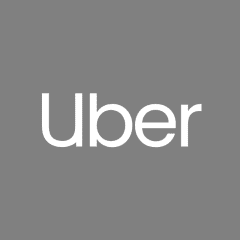 UBER grey app icon