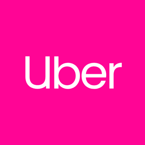 UBER hot pink app icon