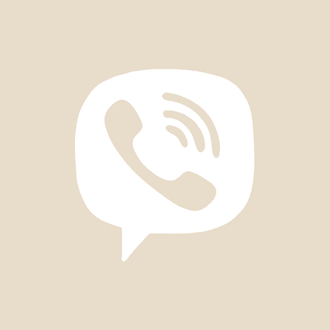 VIBER beige app icon