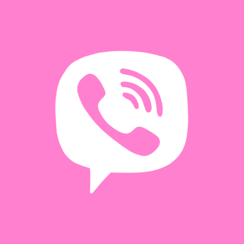 VIBER pink app icon