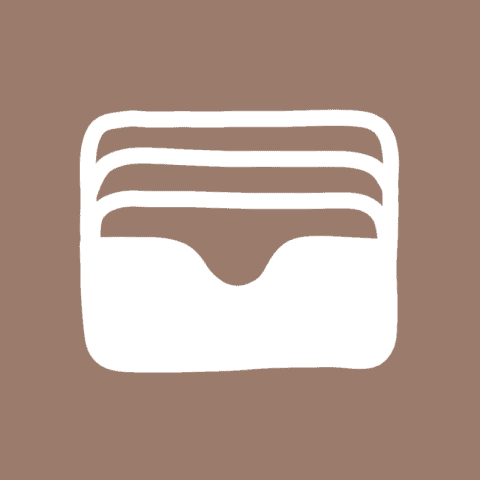 WALLET brown app icon