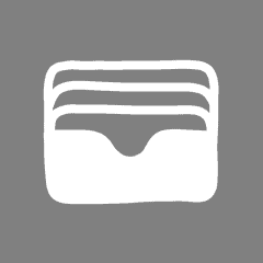 WALLET grey app icon