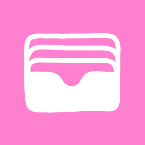 WALLET pink app icon
