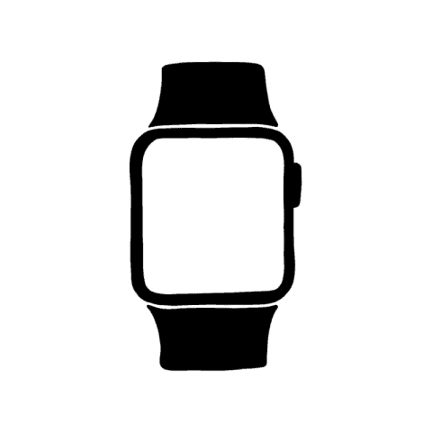 WATCH white app icon