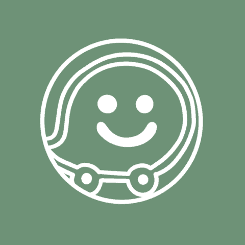 WAZE green app icon