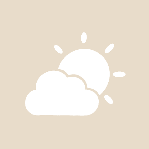 WEATHER beige app icon