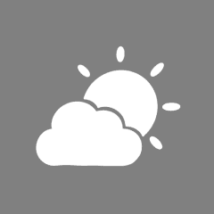 WEATHER grey app icon