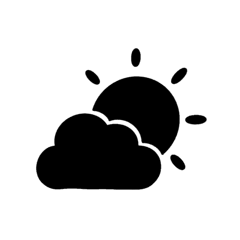 WEATHER white app icon