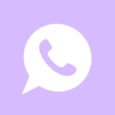 WHATSAPP purple app icon