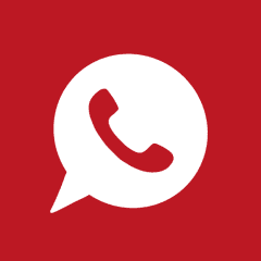 WHATSAPP red app icon