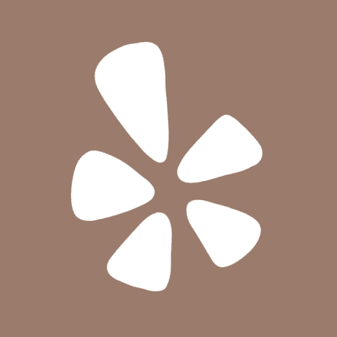 YELP brown app icon