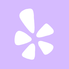 YELP purple app icon