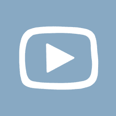 YOUTUBE blue app icon