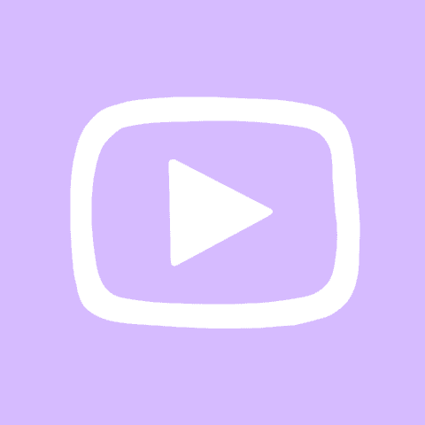 YOUTUBE purple app icon