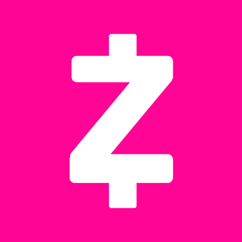 ZELLE hot pink app icon