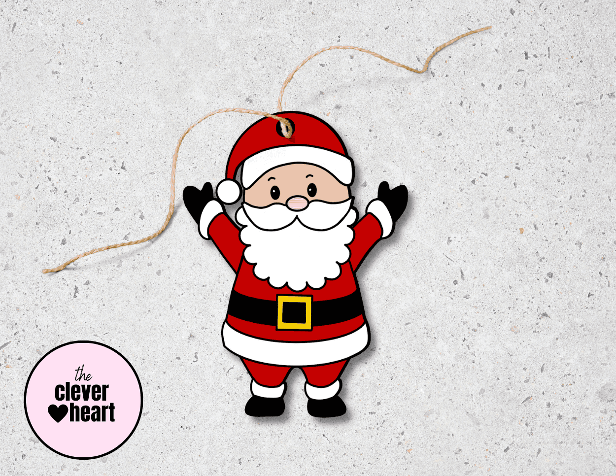 Festive & Free Build a Santa Printable Craft for Christmas - The Clever ...