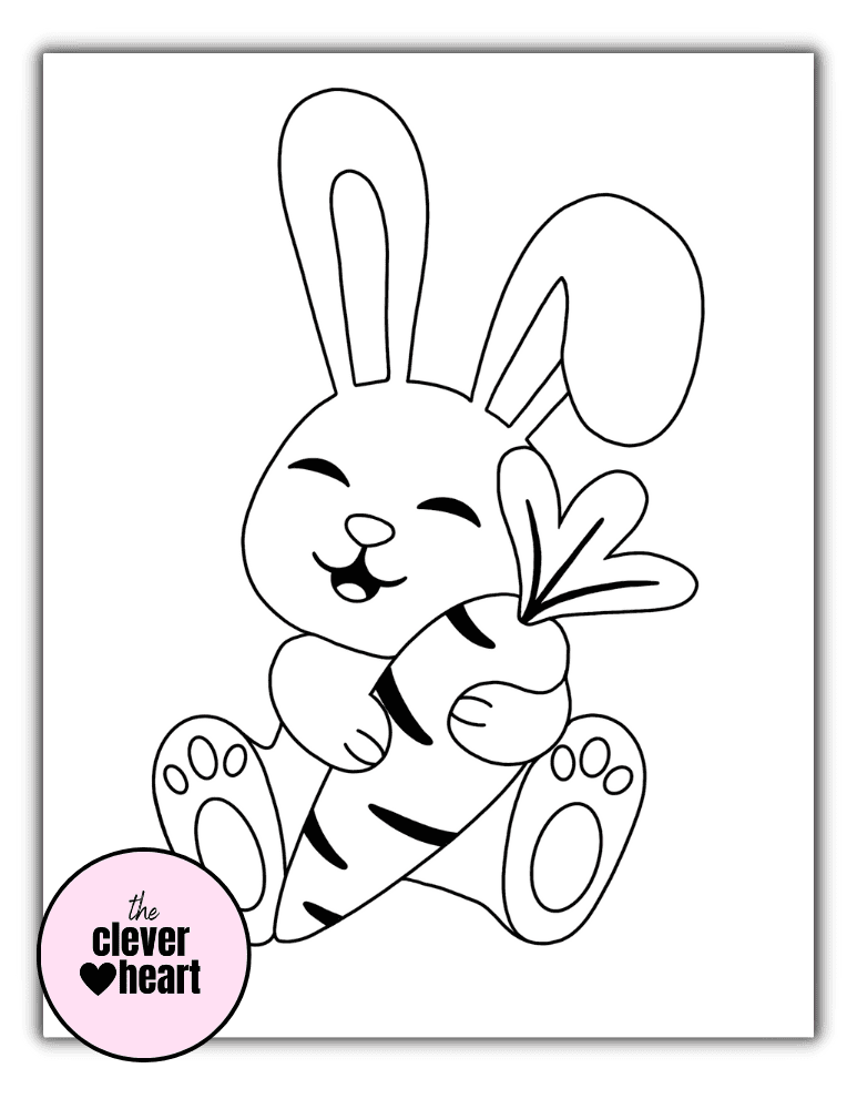 easter coloring pages easy