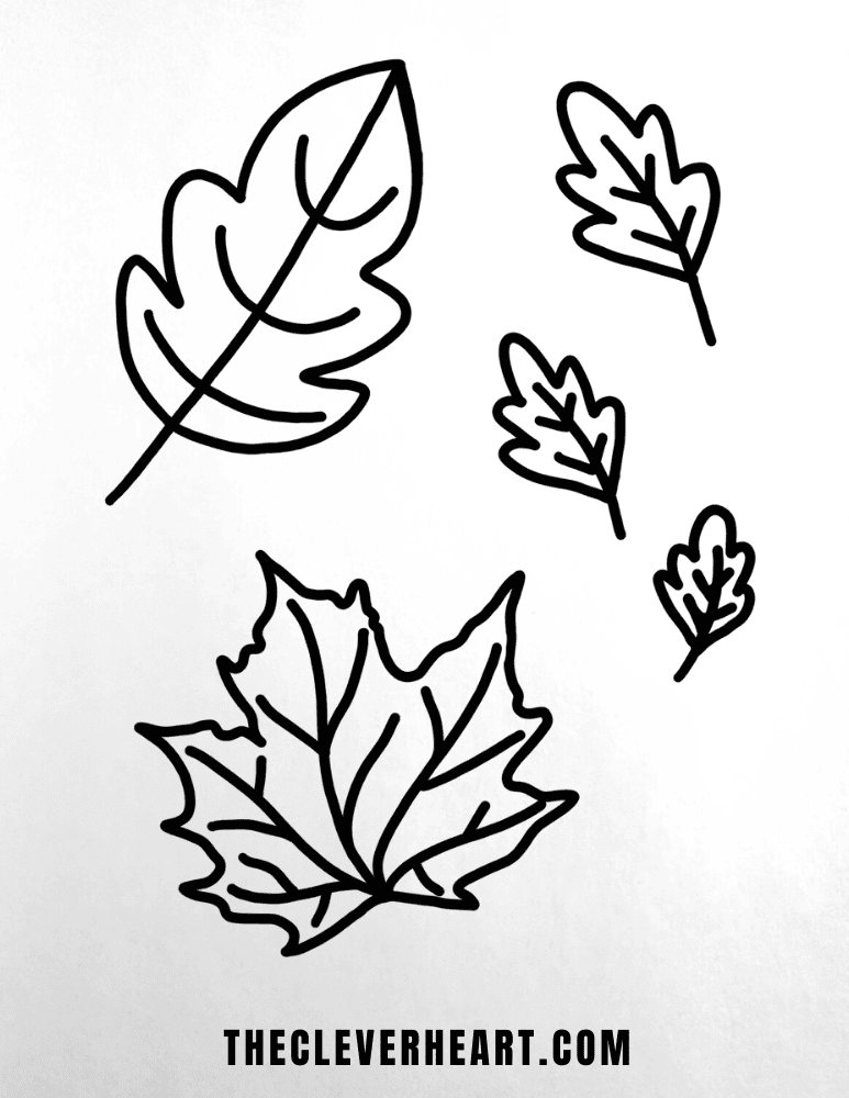 leaf fall doodles