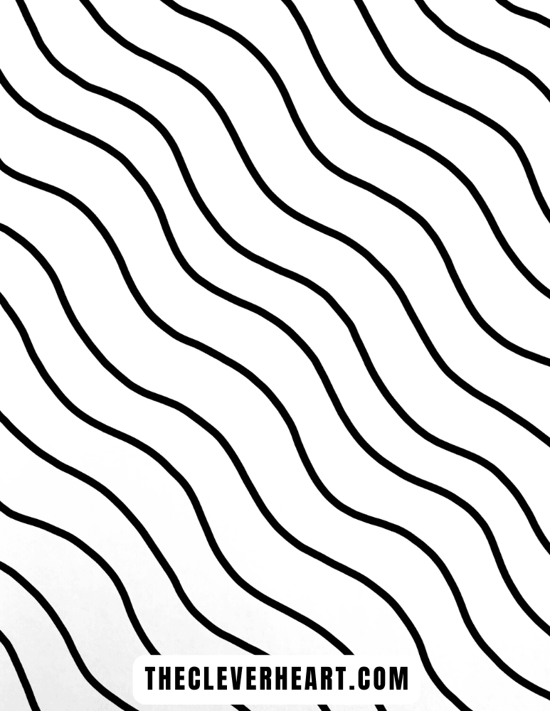 wavy thin lines doodle drawing ideas