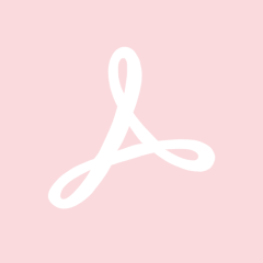 ADOBE light pink app icon