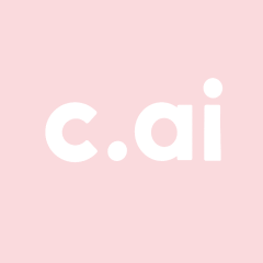 CHARACTER AI light pink app icon