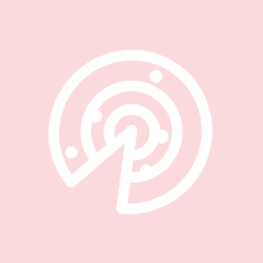 FLIGHT RADAR light pink app icon